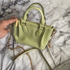 Anne klein lime green mini crossbody bag